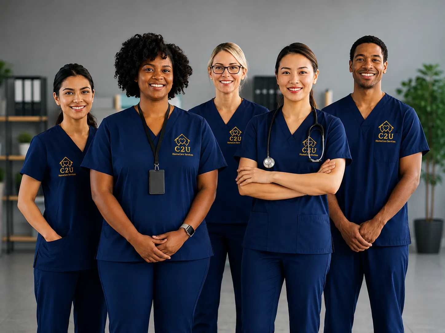 C2U HomeCare Services team of dedicated caregivers